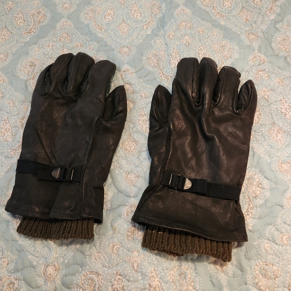 Mens Large Leather Gloves - Picture 1 of 5
